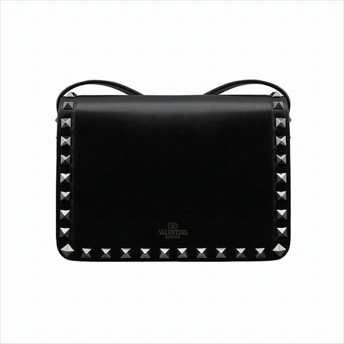 Valentino Garavani Rectangular Shoulder Bag With Pyramid Studs