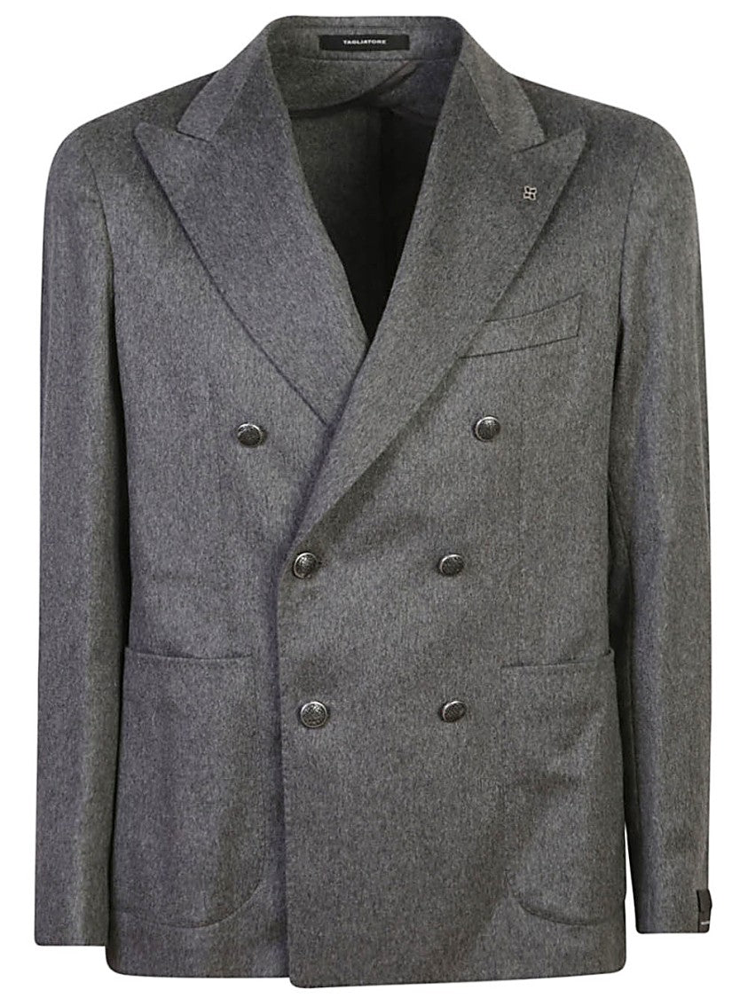 Tagliatore Double-Breasted Jacket With Design And Fit