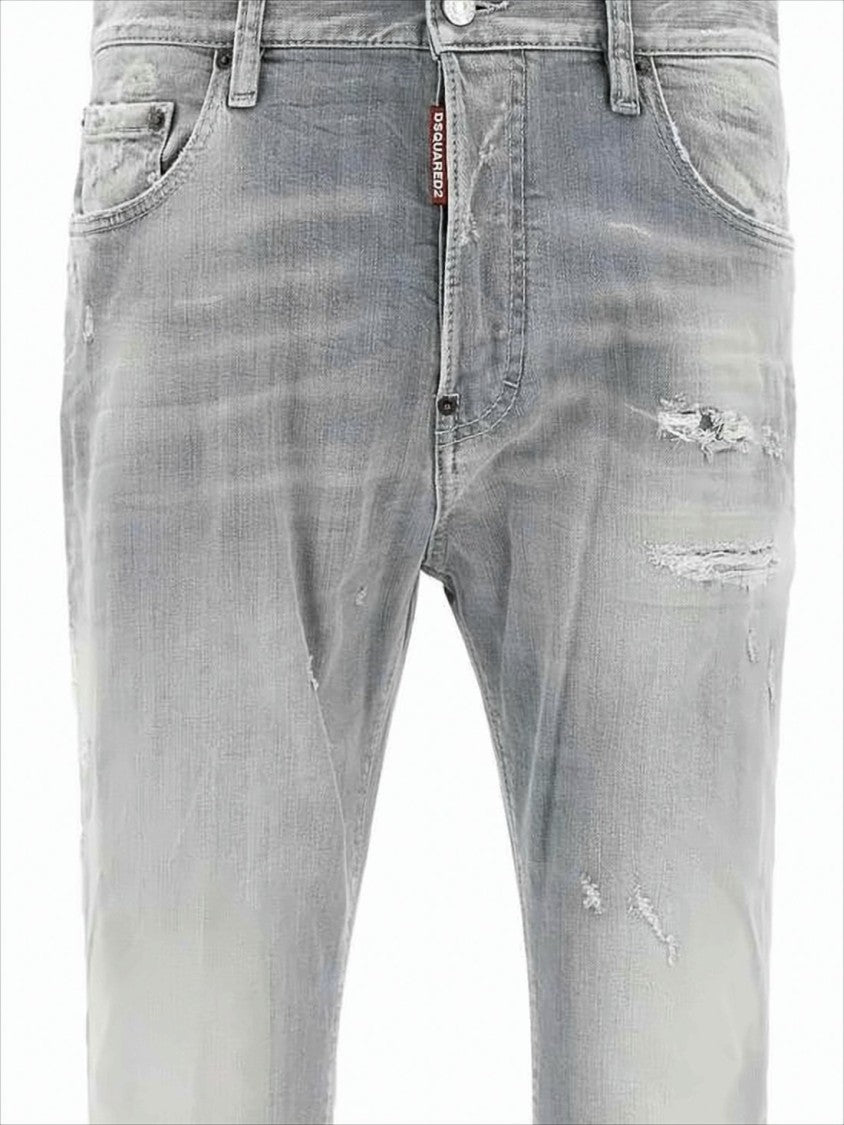Dsquared2 Faded Grey Denim Pants