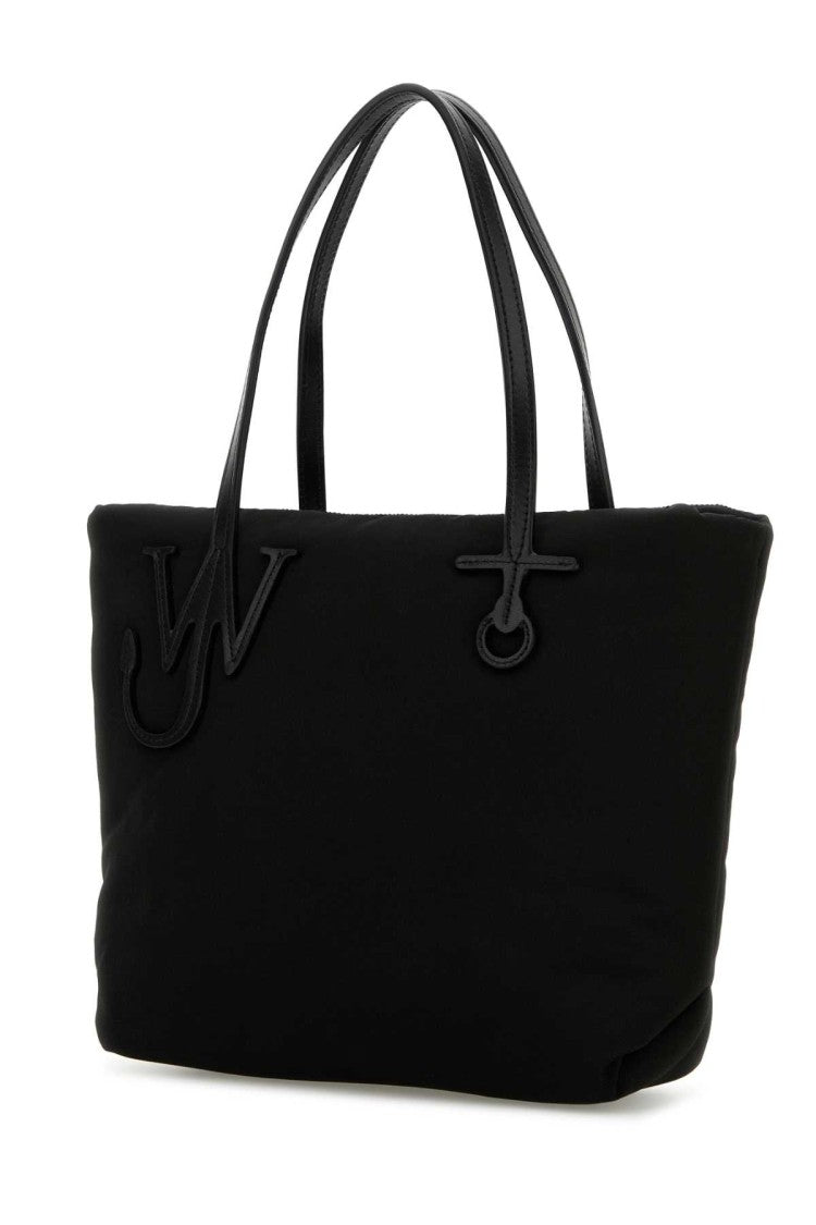 J. W. Anderson Black Fabric Puffy Anchor Shopping Bag