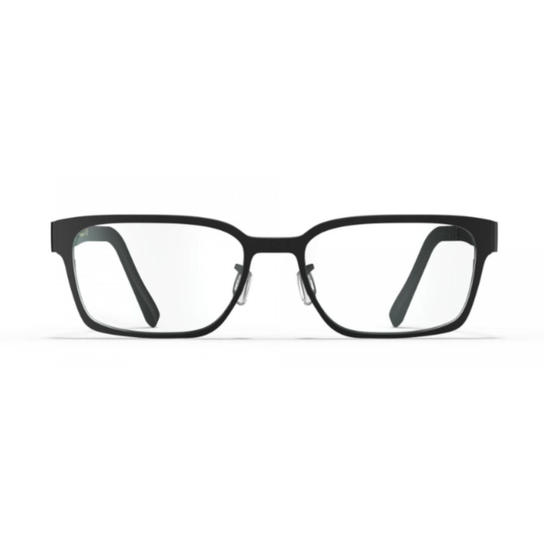 Blackfin Bf1059 Mayne Sleek Rectangular Frame Eyeglasses With Matte Black Finish