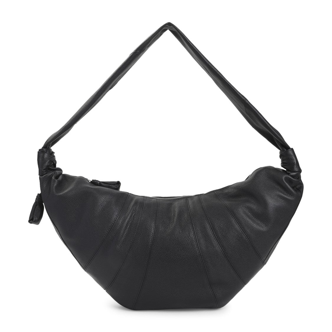 Lemaire Croissant Large Black Calf Leather Handbag