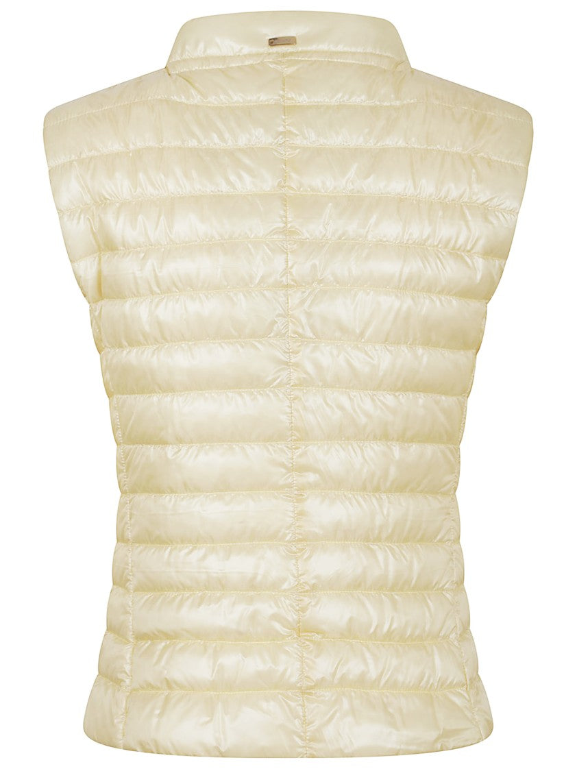Herno Sleeveless Down Jacket With Quilted Texture