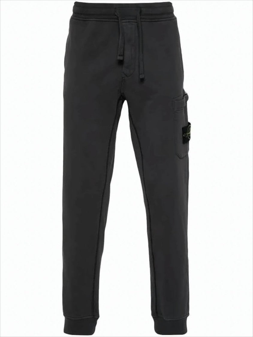 Stone Island Relaxed Fit Black Jogger Pants