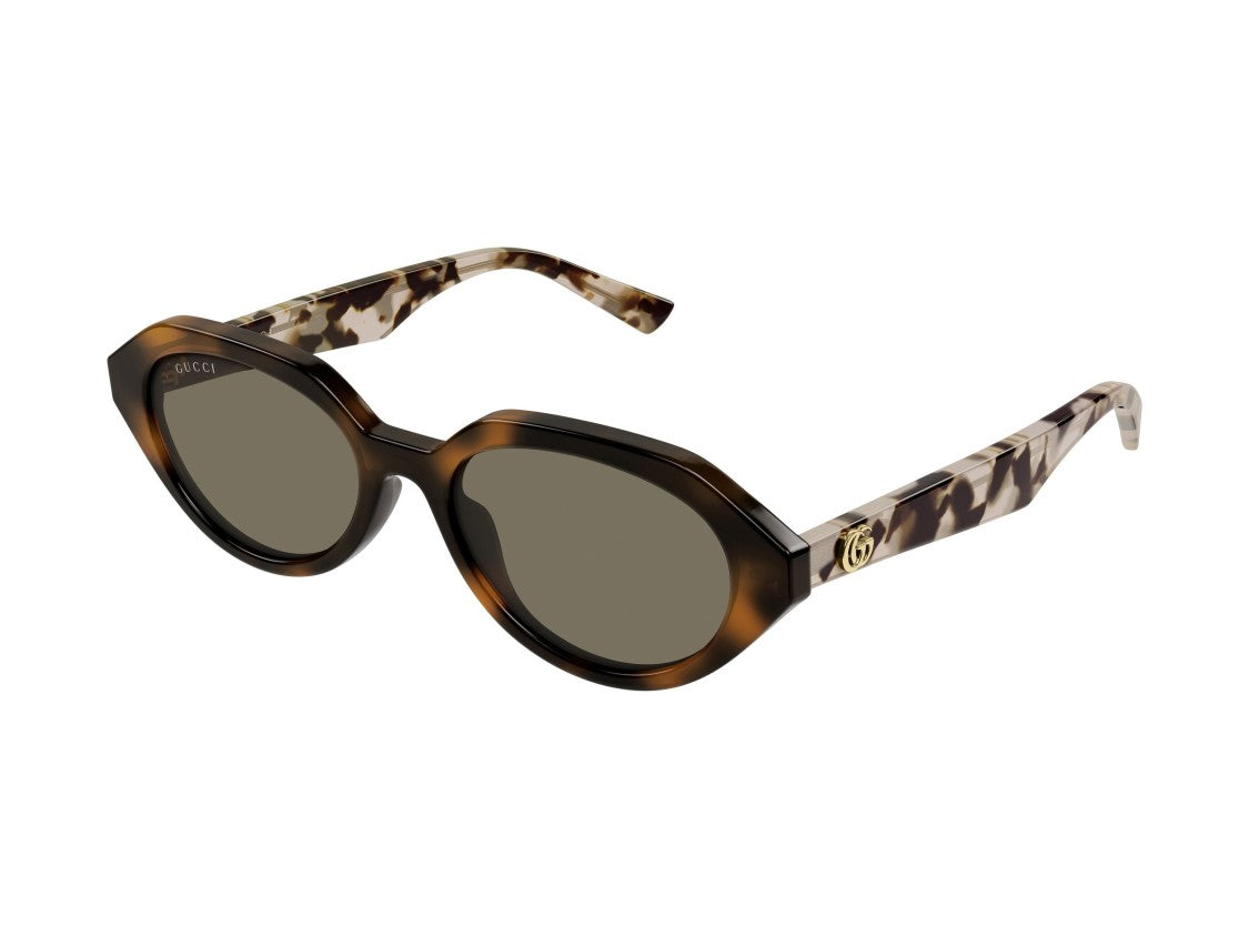 Gucci Tortoiseshell Gg2178s Geometric Sunglasses