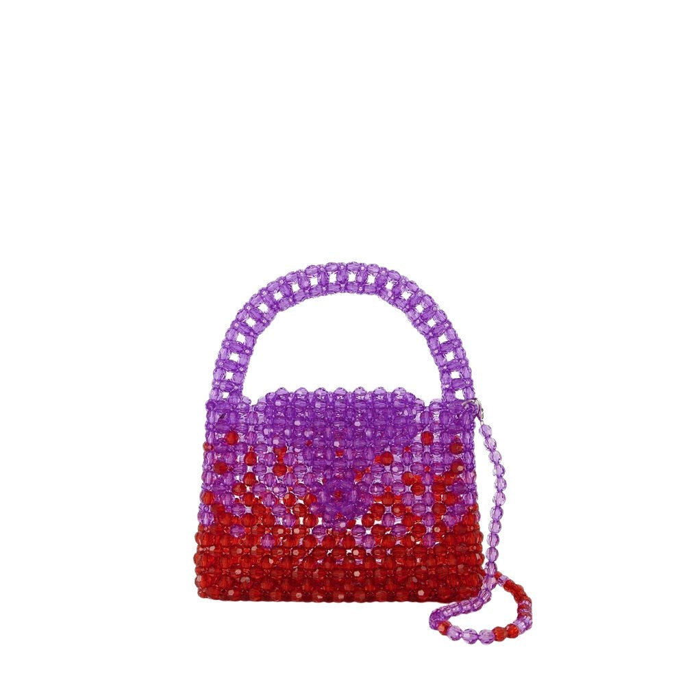 Germanier Ss23bg01 Hobo Bag - Purple/Red - Pearl