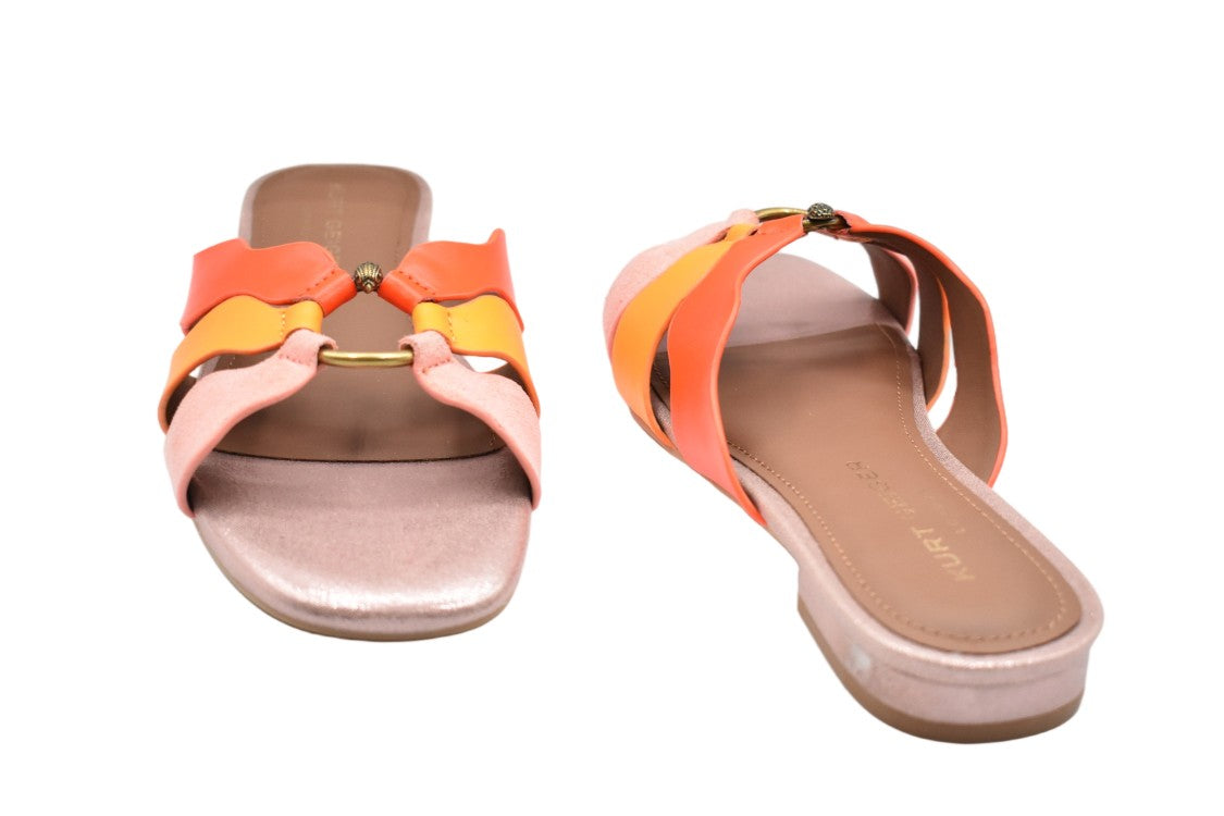 Kurt Geiger Pink Laced Rose Elegance Comfort Shoes