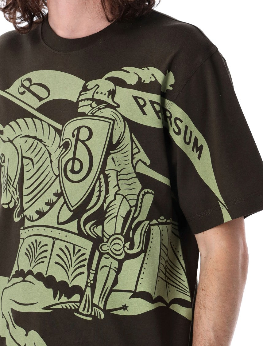 Burberry Knight Graphic Print Short-Sleeved T-Shirt
