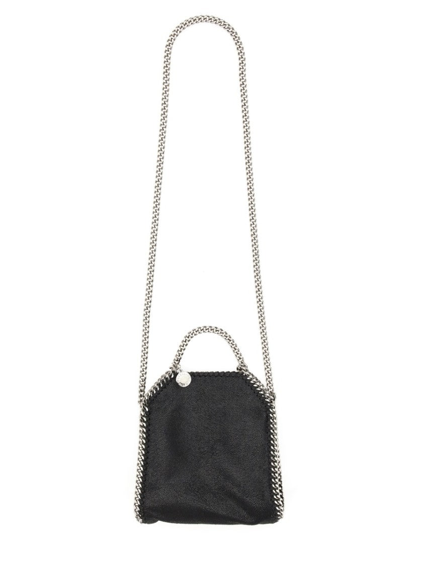 Stella Mccartney Textured Black Shoulder Bag