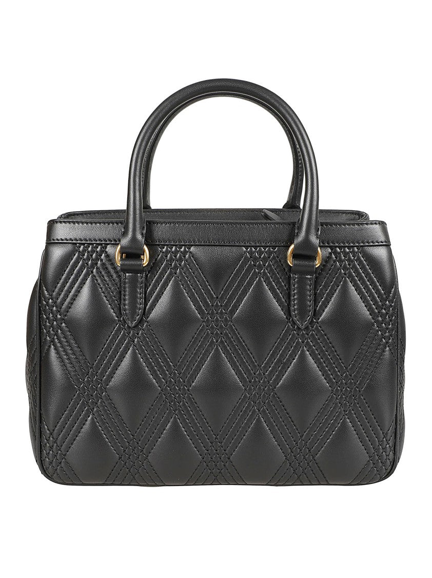 Valentino Garavani Diamond Quilting Calf Leather Top Handles Bag