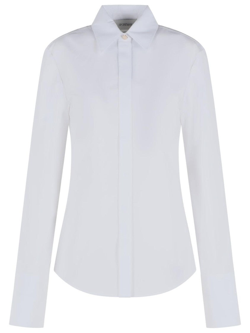Sportmax 'Accordo' White Cotton Shirt
