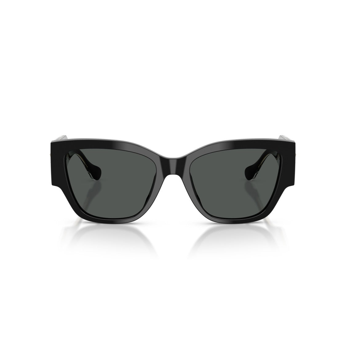 Versace Oversized Square Frame Sunglasses With Gold-Tone Emblem