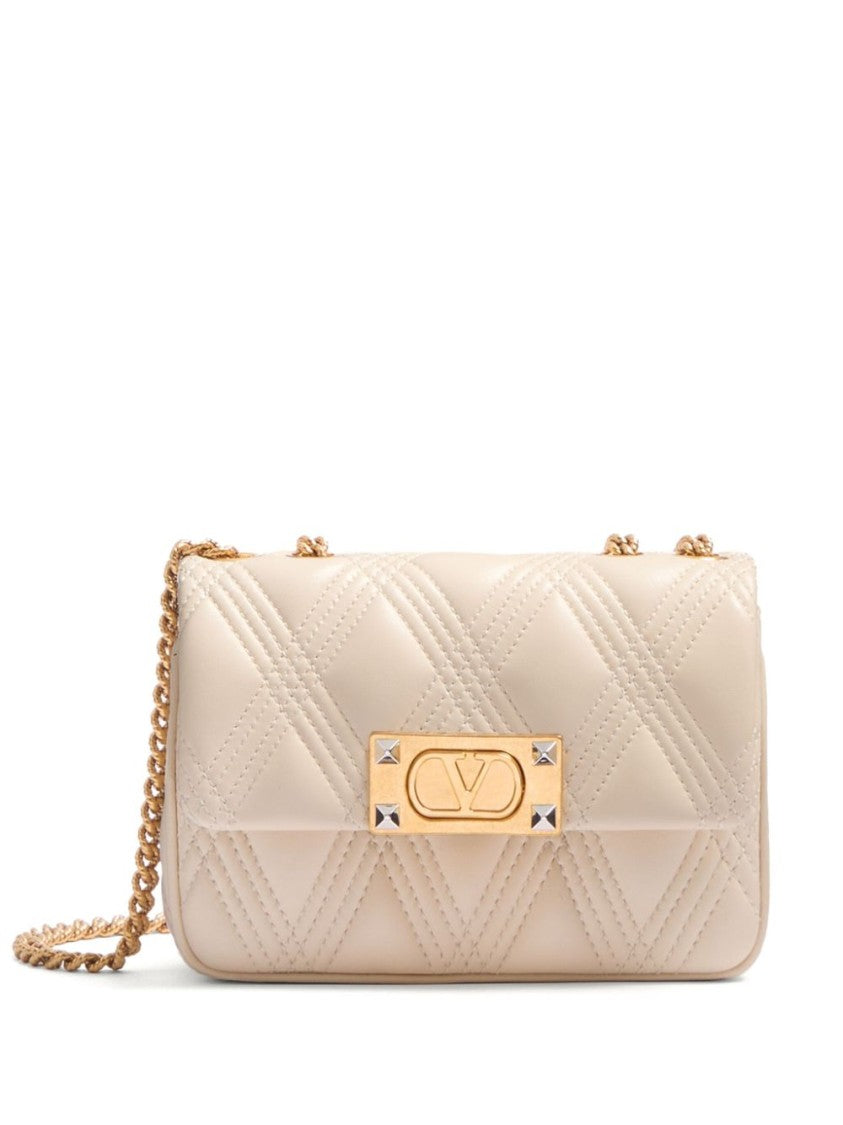 Valentino White Quilted Bag