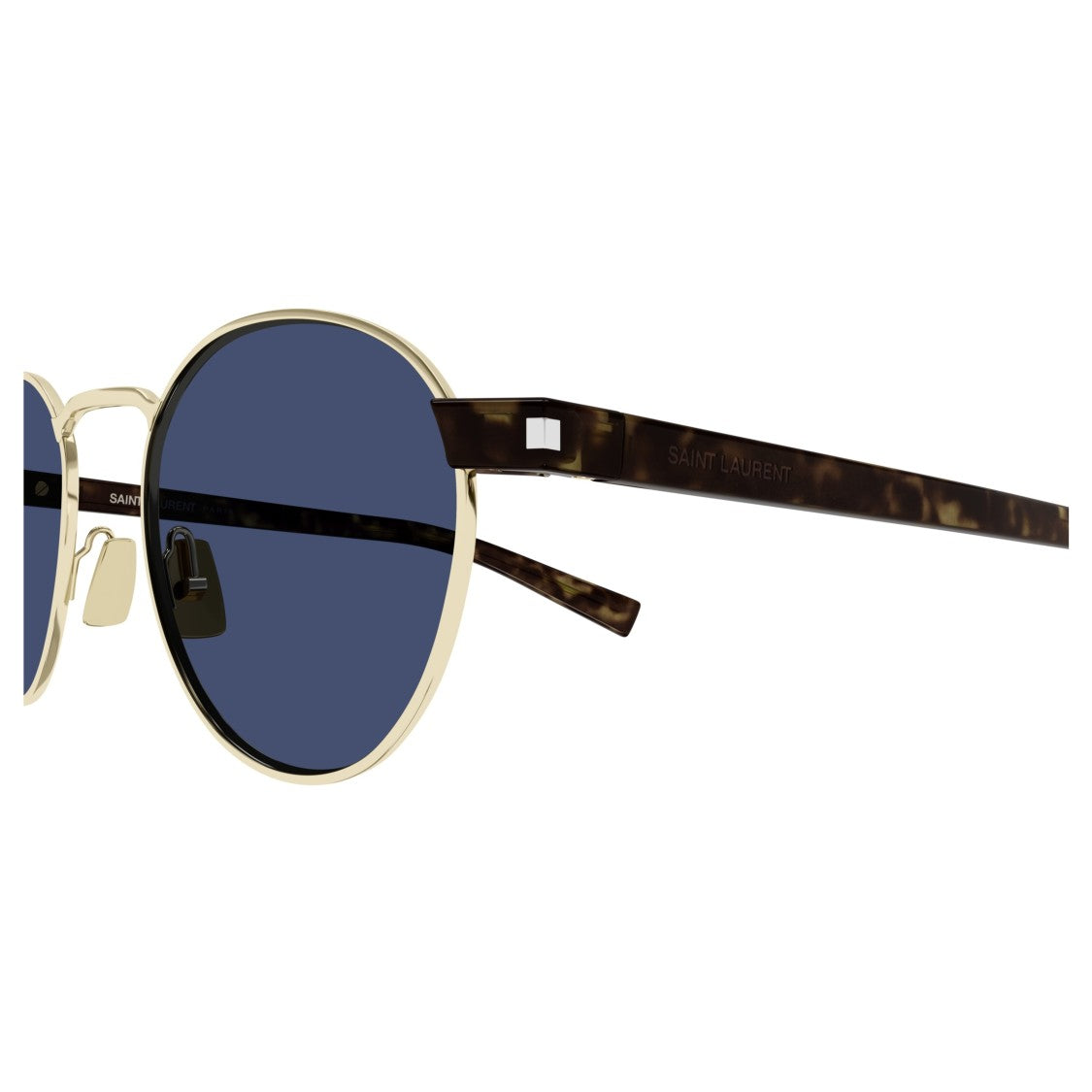 Saint Laurent Sl 707 Round Blue Lens Sunglasses