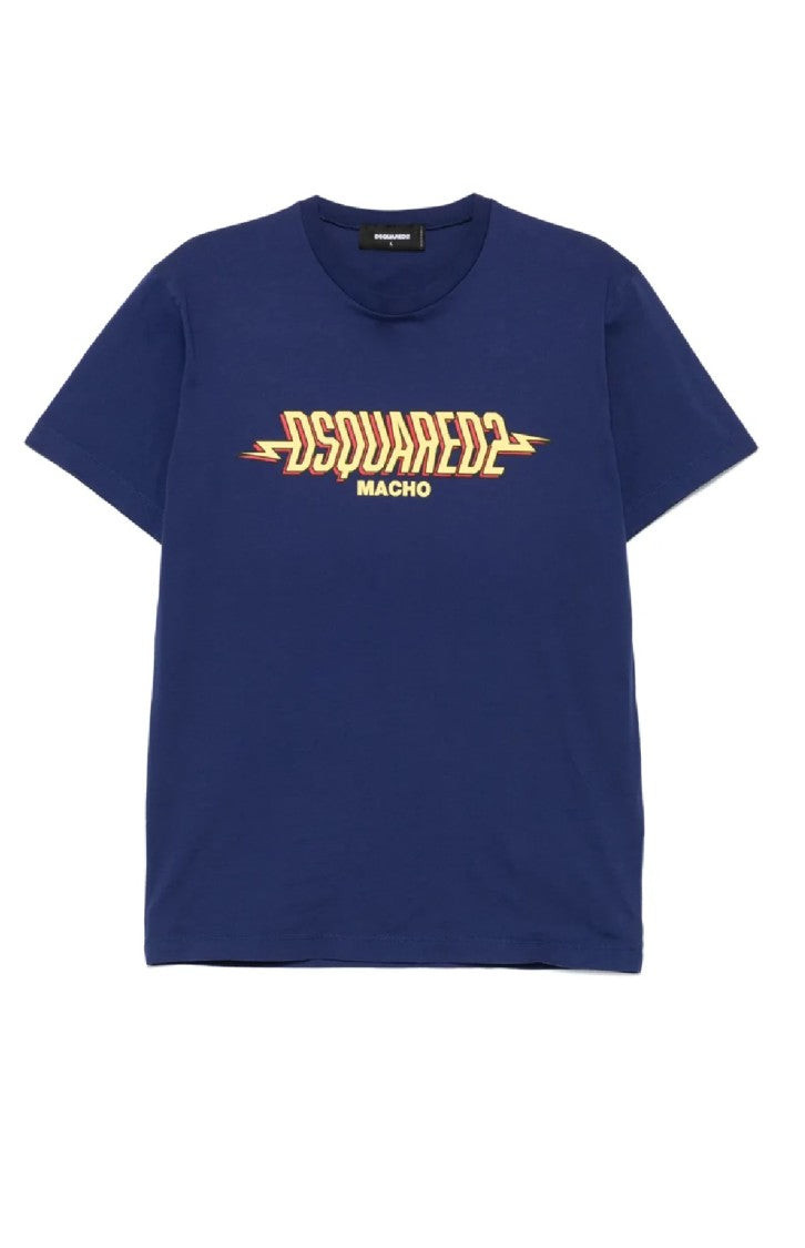 Dsquared2 Bold Graphic Print Cotton T-Shirt
