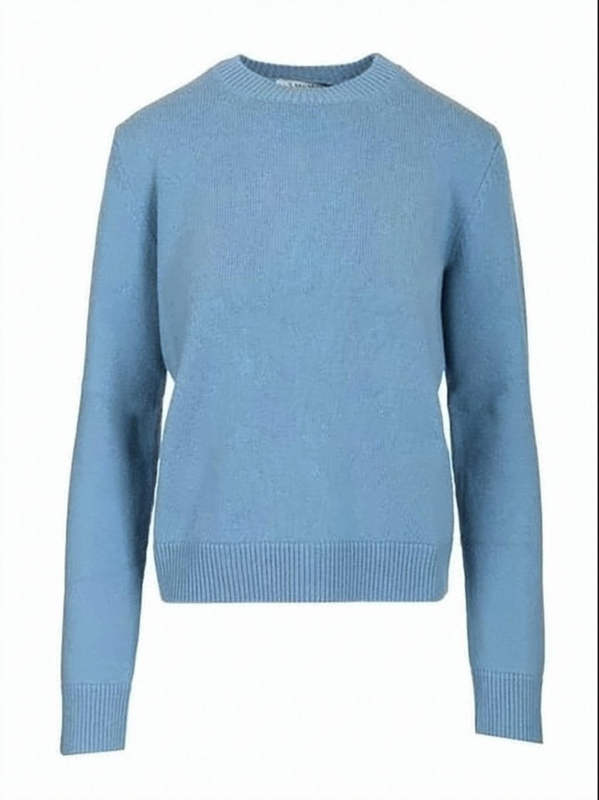 Max Mara Knit Sweater With Contrasting Elbow Patches