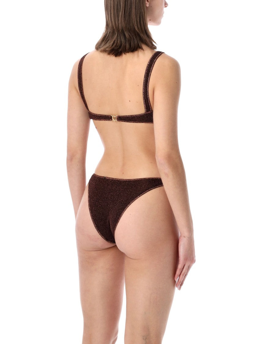 Oséree Lumiere Balconette Lurex Bikini Top