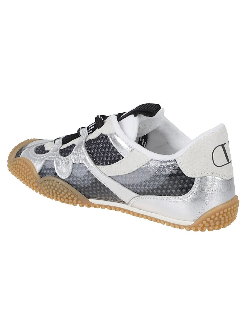 Valentino Garavani Amphibia Sneakers With Scalloped Rubber Sole