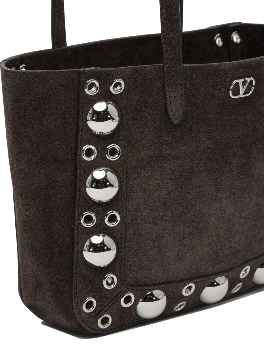 Valentino Garavani Nellcôte" Suede Shoulder Bag