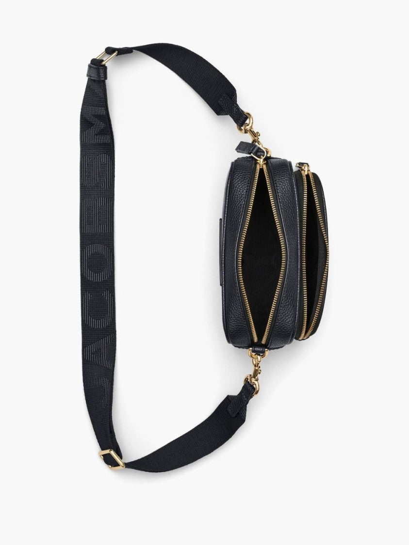 Marc Jacobs Structured Black Crossbody Bag With Bold Logo