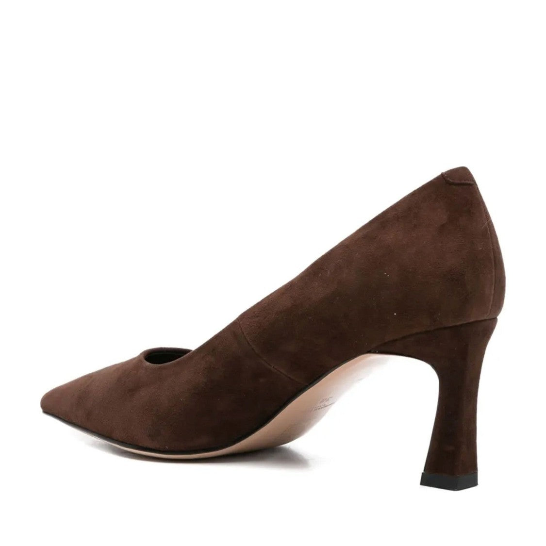 Adrianna Feretti Brown Mid-Height Pointed Toe Suede Pumps