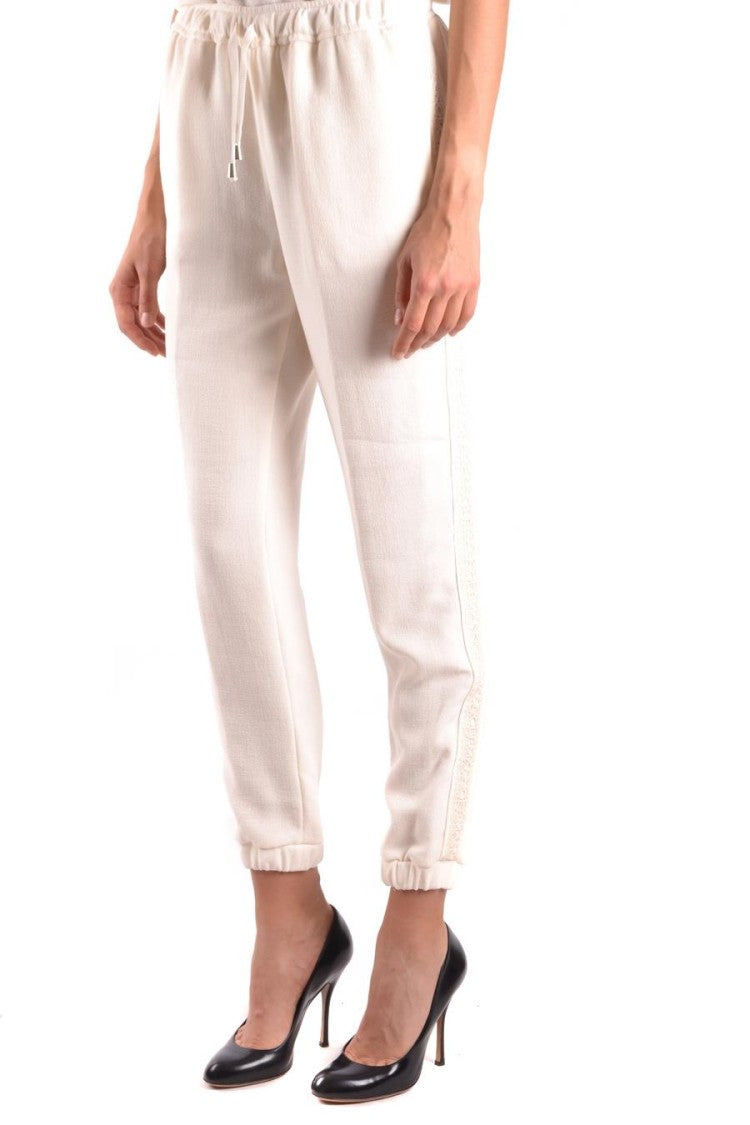 Ermanno Scervino Relaxed Fit Trousers With Elastic Waistband