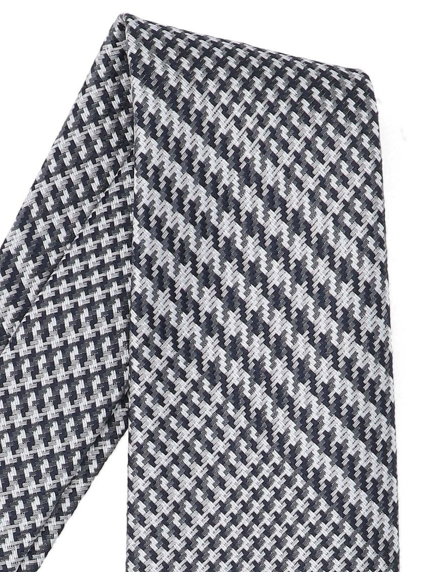 Tom Ford Prince Of Wales Pattern Adjustable Silk Tie