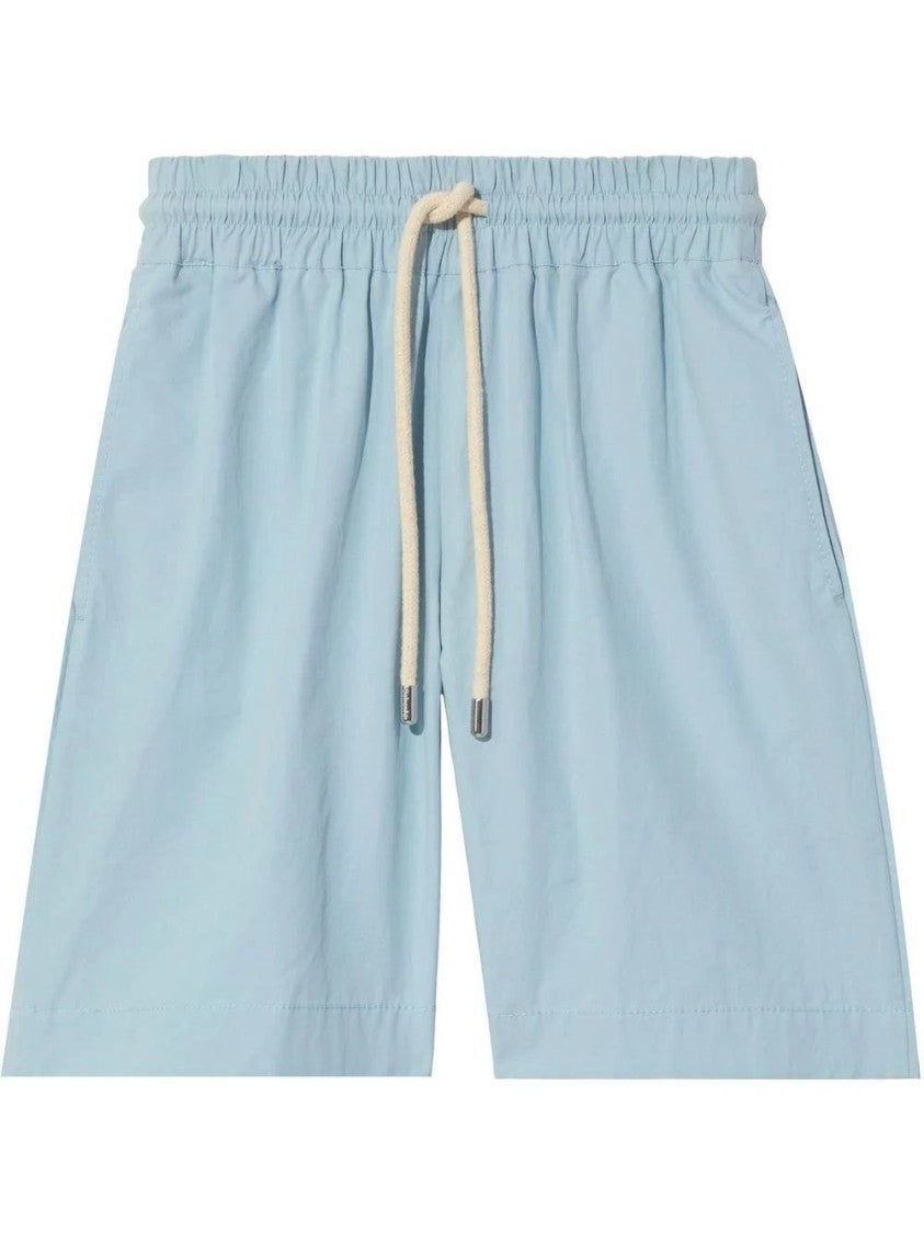 Proenza Schouler Pastel Blue Relaxed Fit Shorts With Elastic Waistband