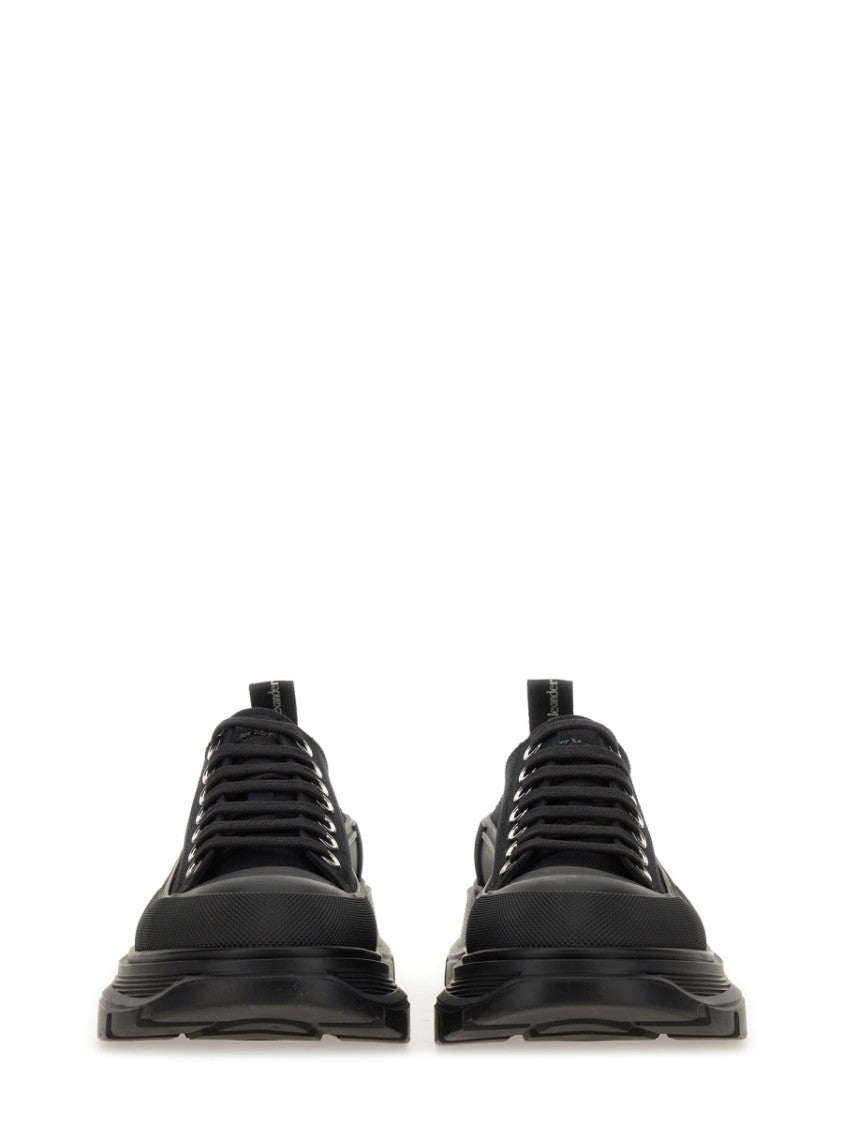 Alexander Mcqueen Tread Slick Low-Top Textured Cotton Sneakers