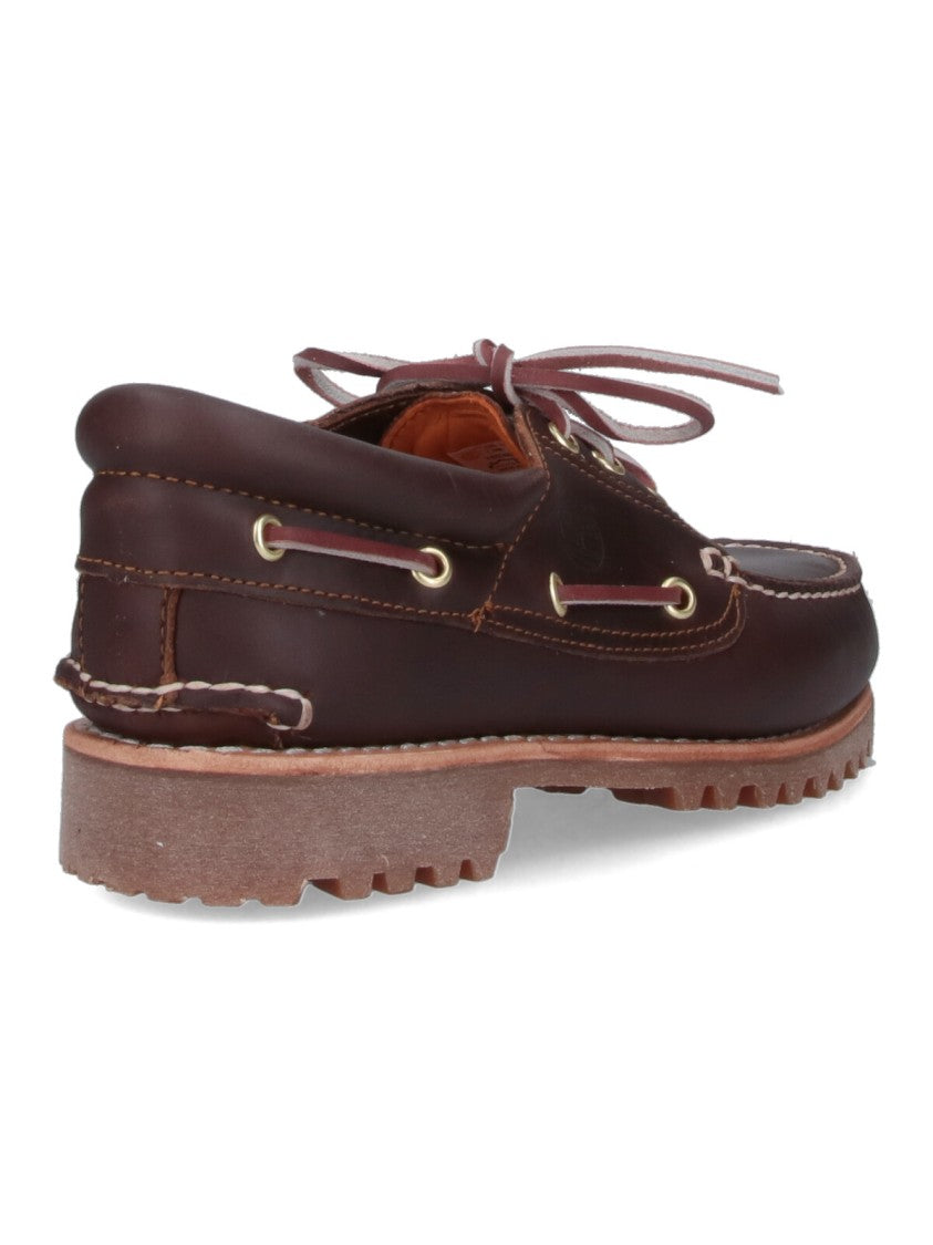 Timberland "Authentic" Leather Loafers – Brown