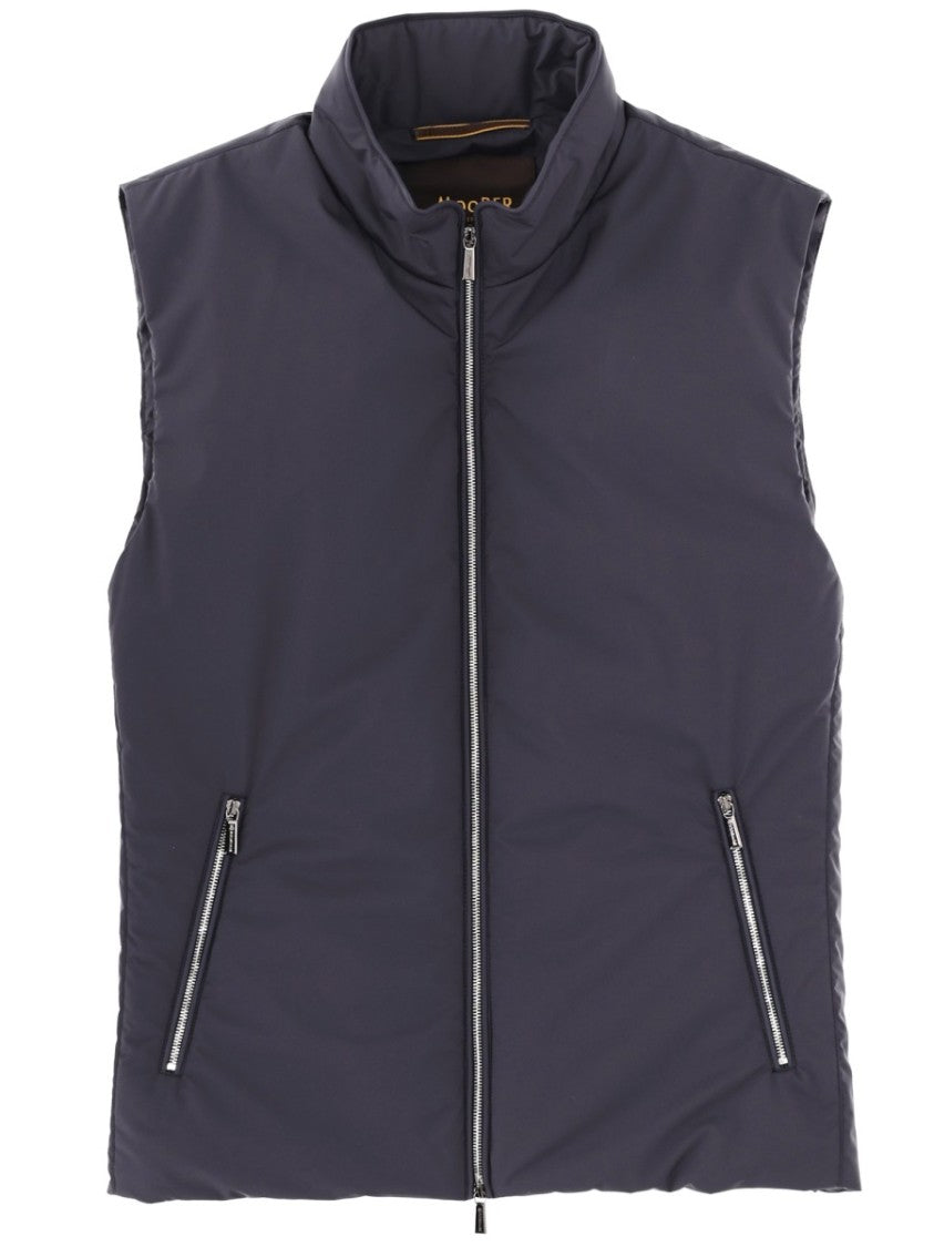 Moorer Neutrals Senio-Skt Sleeveless Padded Vest