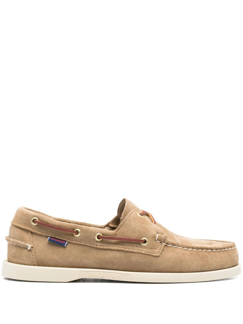 Sebago Brown Portland Artisan Suede Boat Shoes