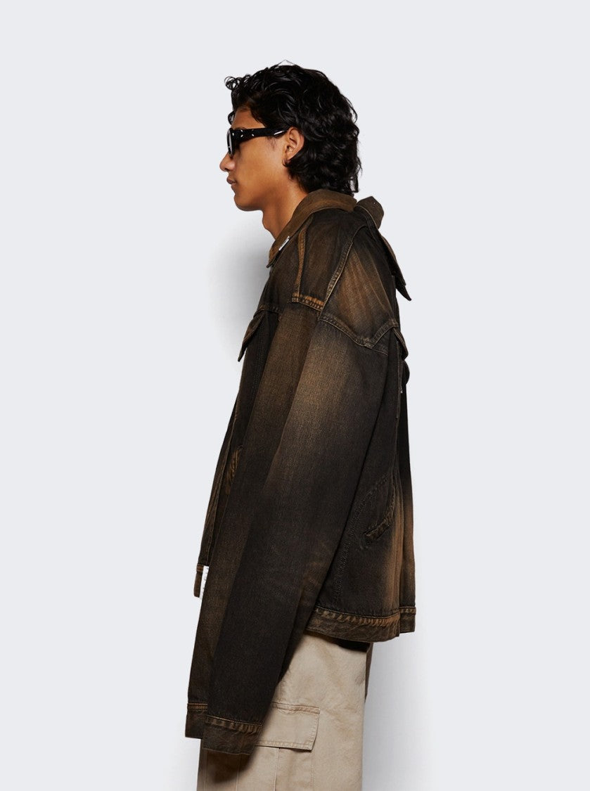 Maison Mihara Yasuhiro Both Fronts Denim Jacket Black