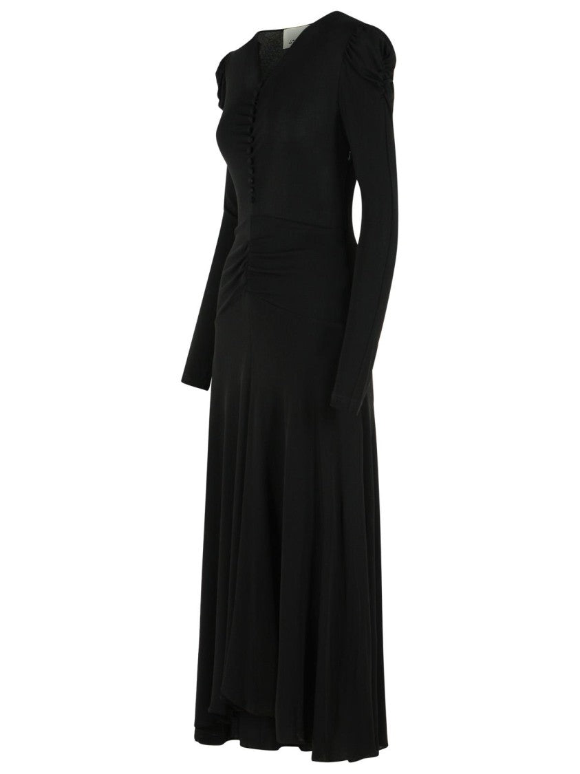 Isabel Marant 'Nejma' Black Viscose Dress