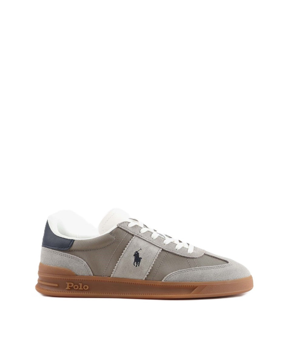 Polo Ralph Lauren Low-Profile Suede And Mesh Sneakers