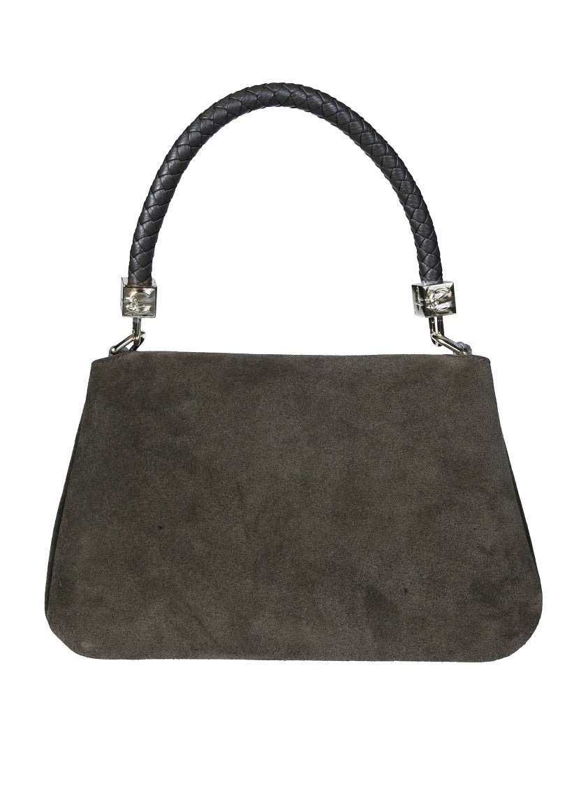 Coccinelle Tiggy Suede Trapezoidal Shoulder Bag