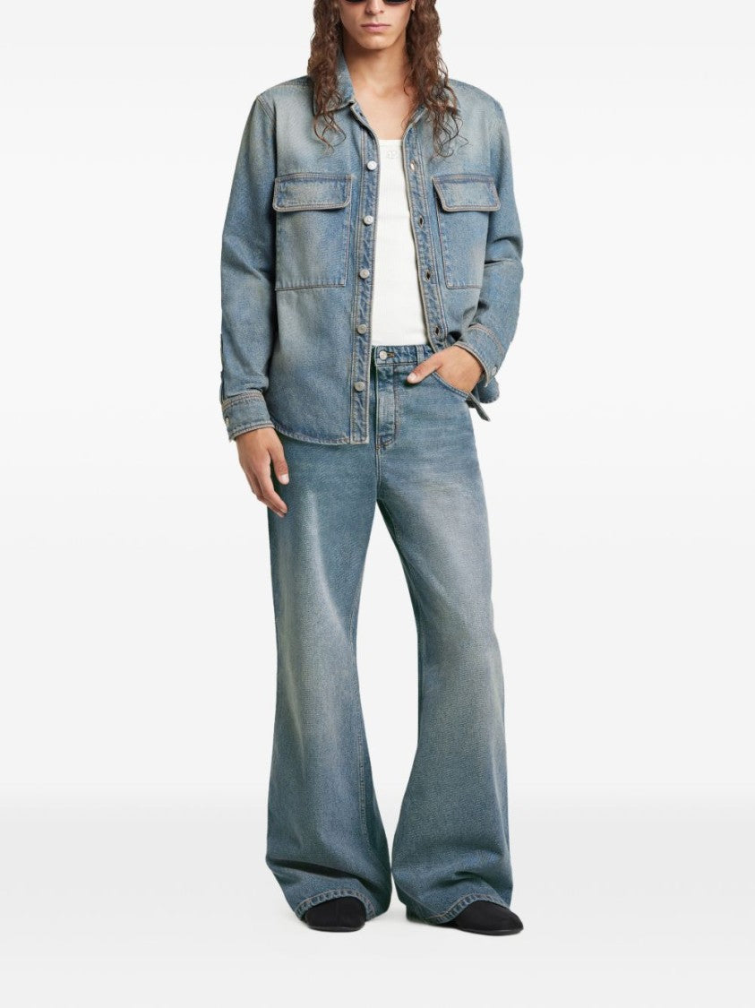 Courrèges Silk And Nylon Blend Classic Shirt