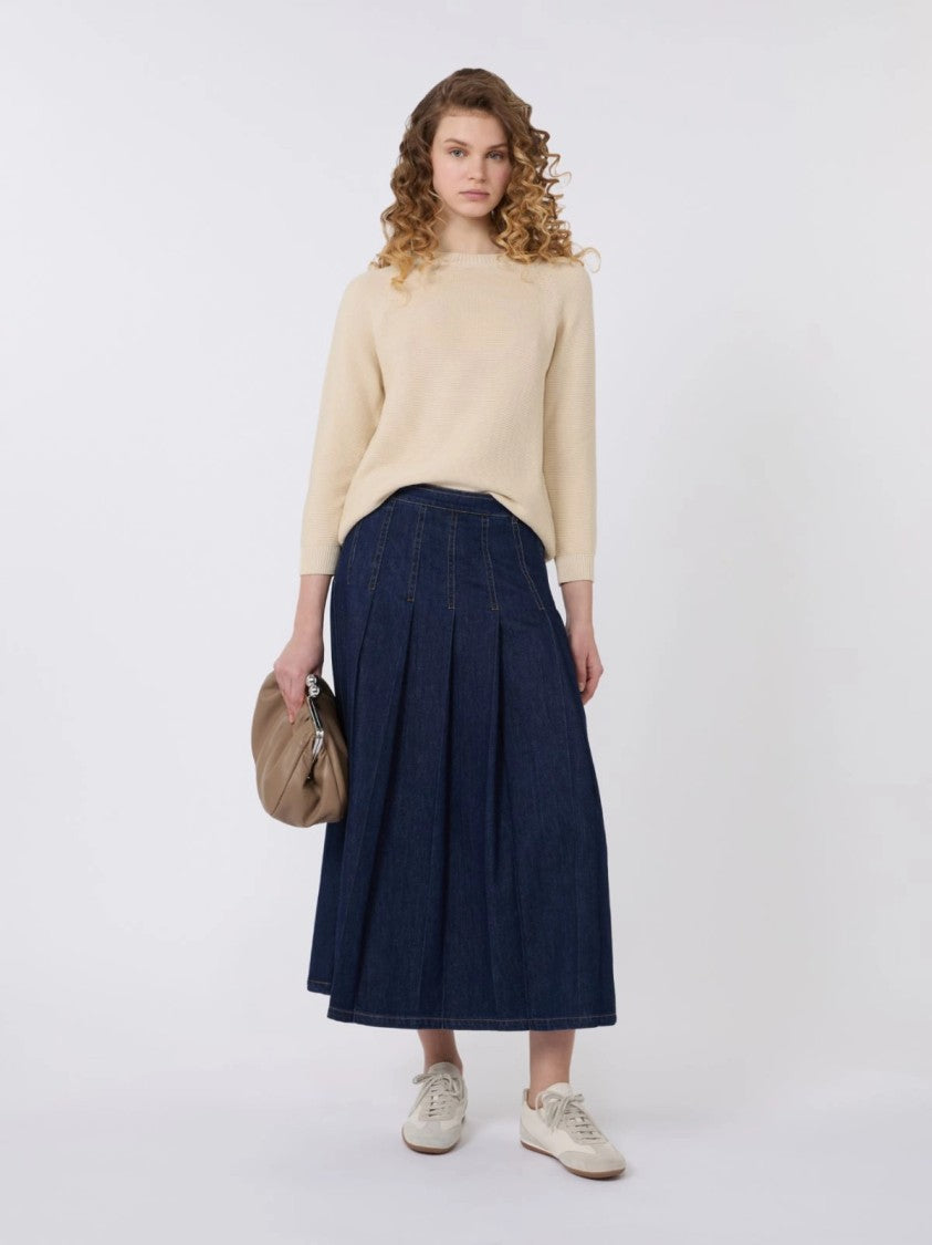 Max Mara Knit Sweater With Crew Neckline And Raglan Sleeves