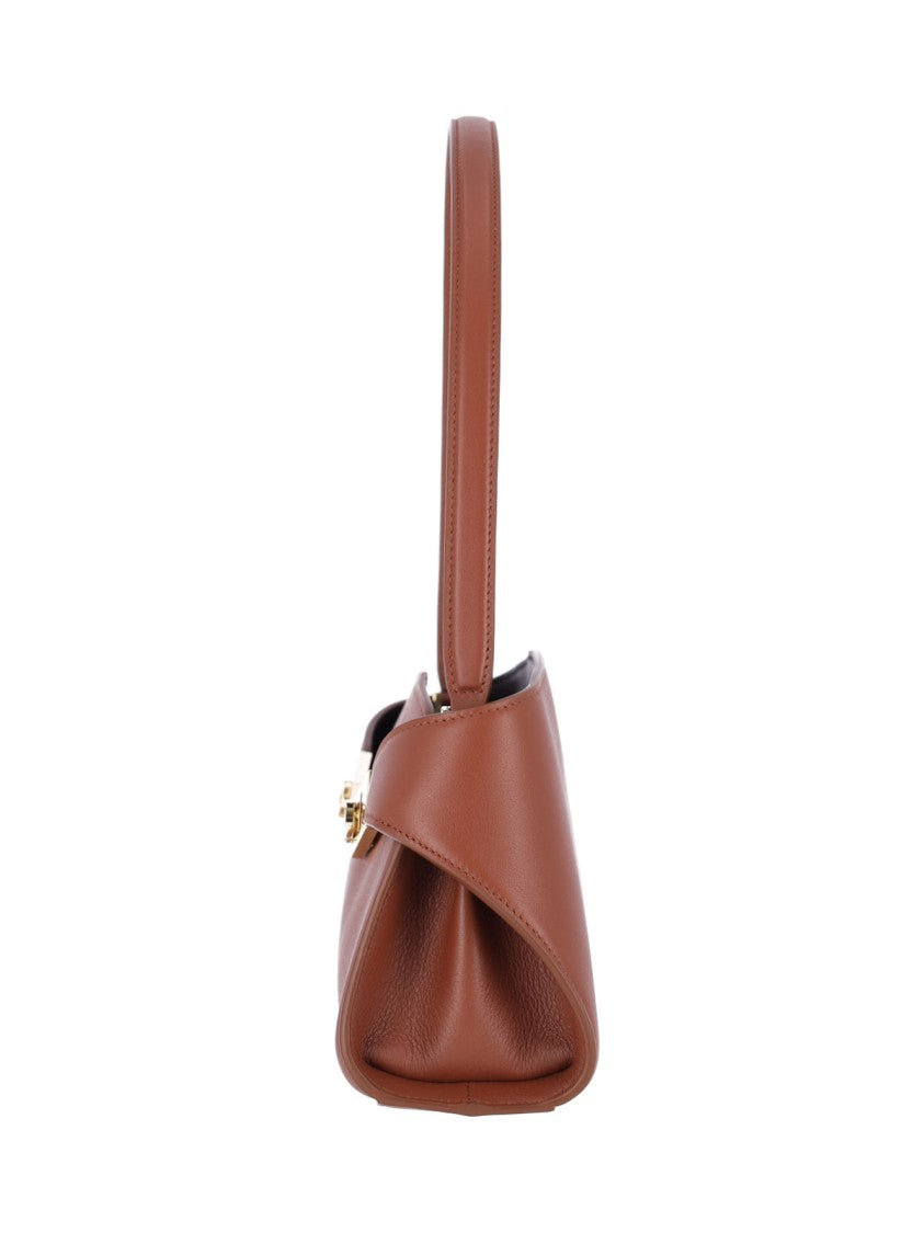 Ferragamo East-West Shoulder Bag With Zip Closure And Card Slots