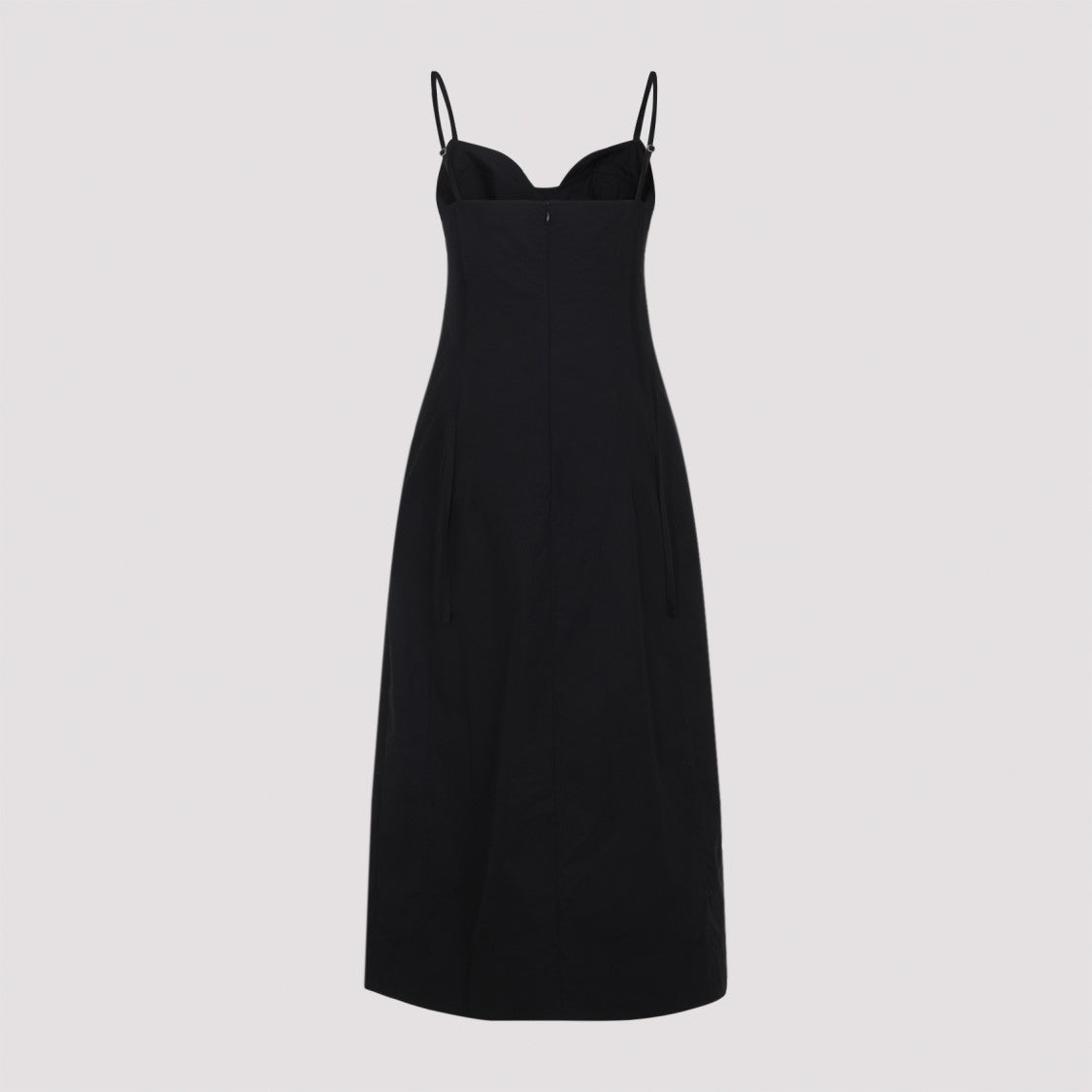 Co Black Maxi Dress With Spaghetti Straps And Sweetheart Neckline