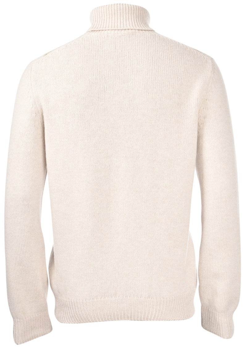 Gran Sasso High Neck Cable Knit Sweater
