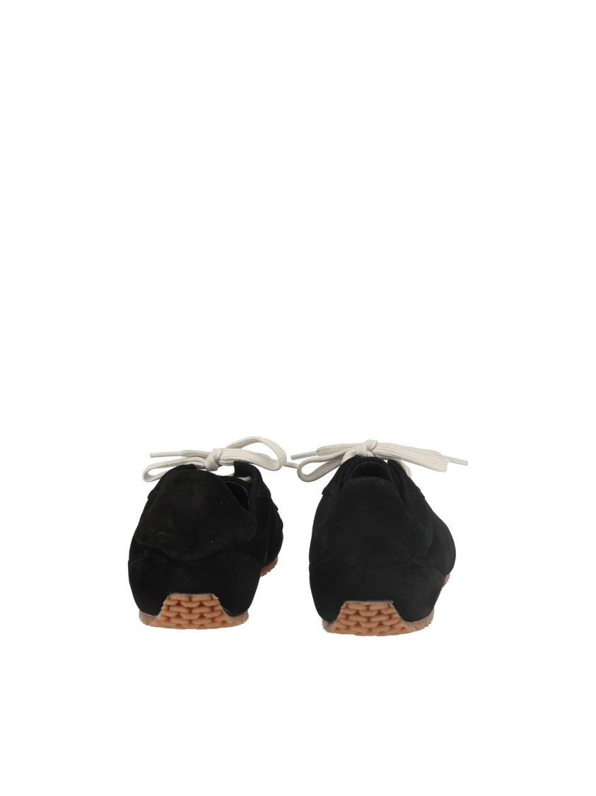 Axel Arigato Black Daze Runner Suede Gum-Sole Sneakers