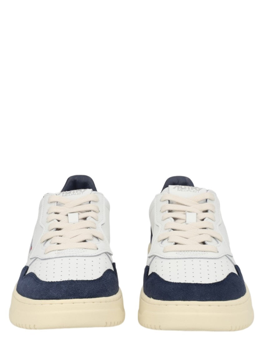 Autry Perforated Multicolor Cow Leather Sneakers