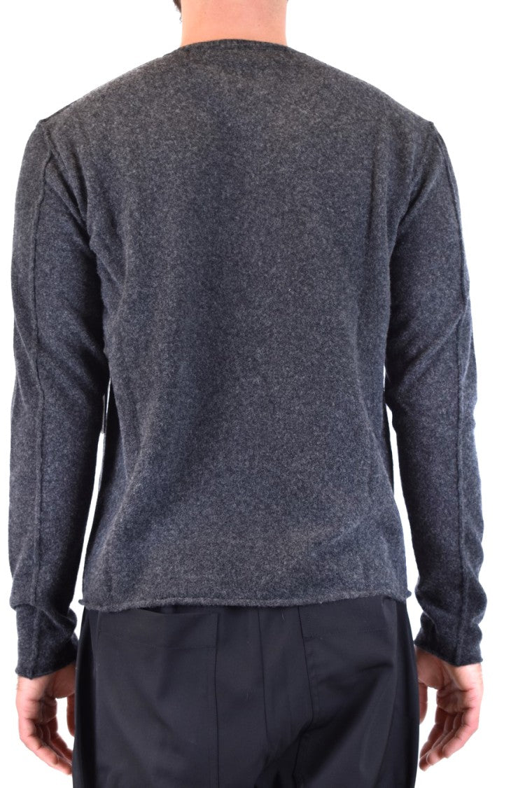 Isabel Benenato Sophisticated Knit Sweater With Textured Fabric