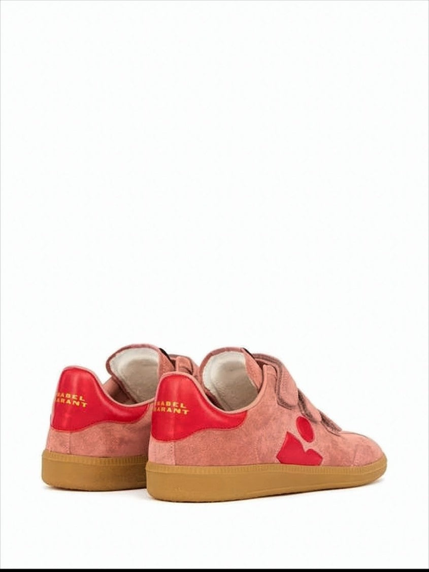 Isabel Marant Suede Sneakers With Velcro Straps