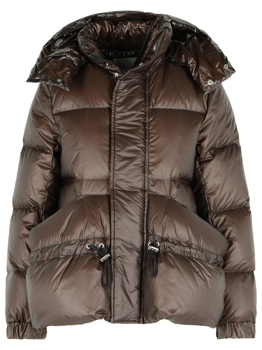 Sacai Brown Nylon Down Jacket