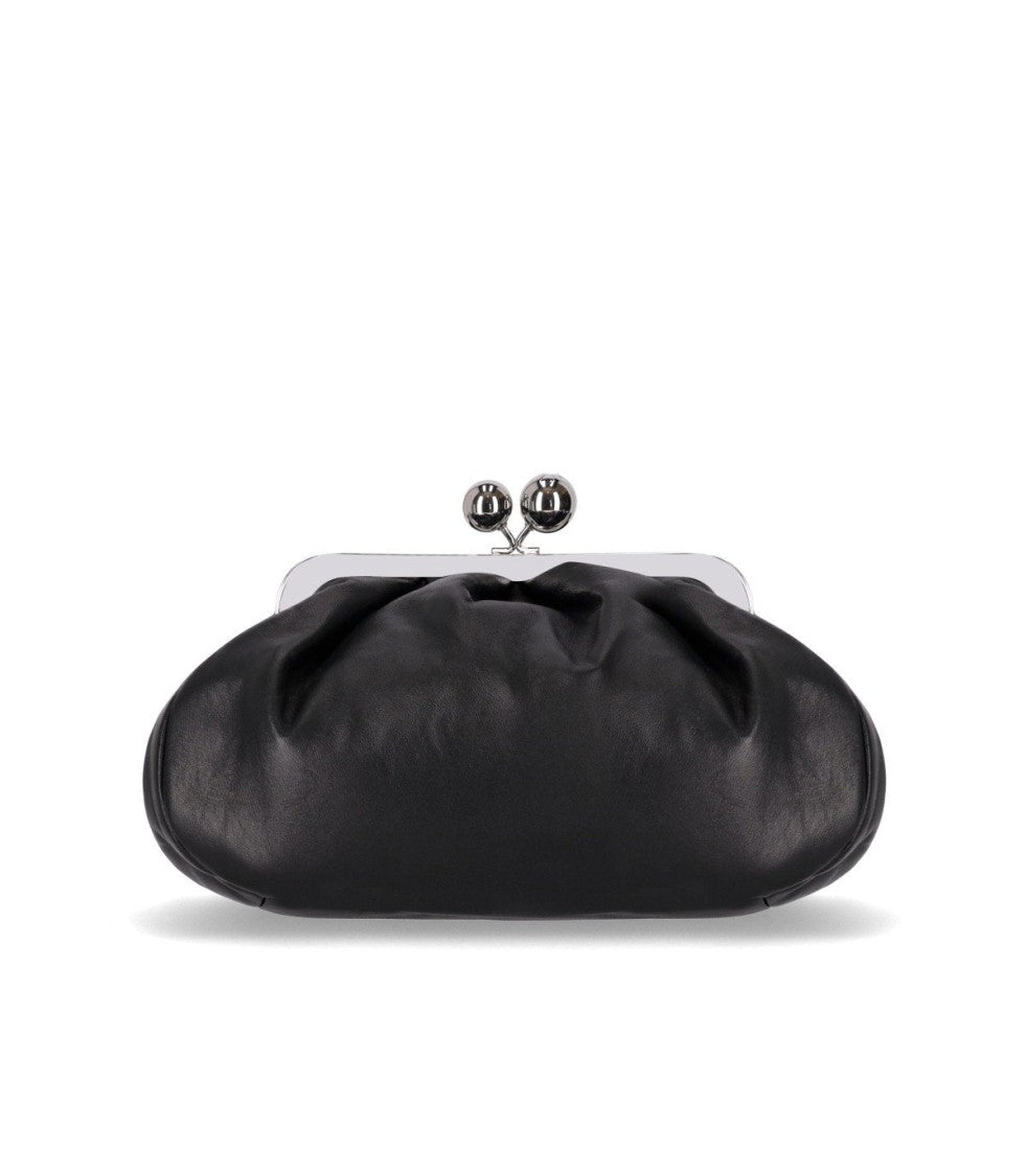 Max Mara Pasticcino Cubico Medium Black Clutch