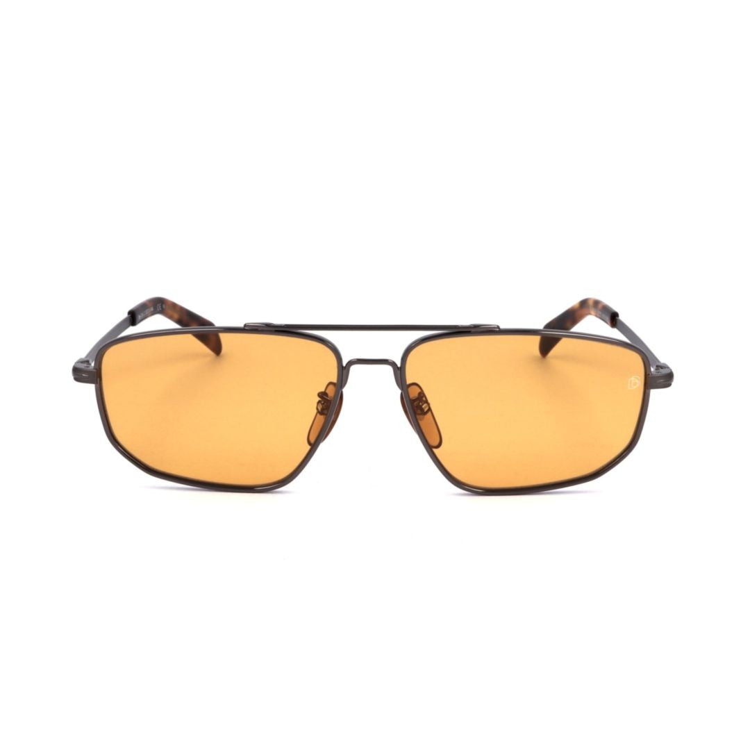 David Beckham Db 7049/G/S Rectangular Metal Frame Sunglasses