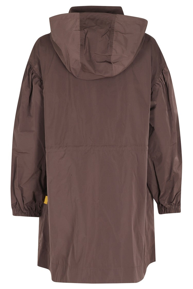 Oof Wear Chocolate Memory Hooded Drawstring Polyester Parka