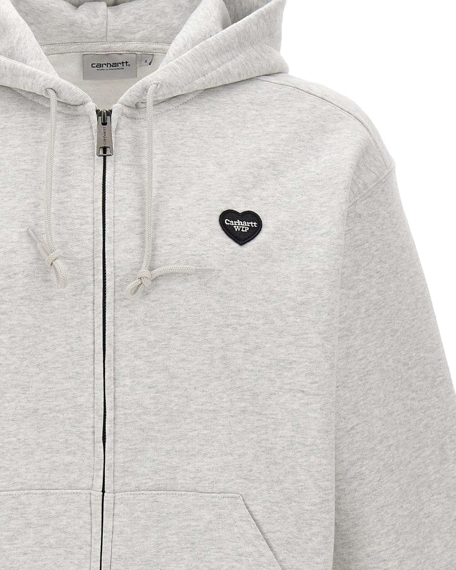 Carhartt Wip Heart Ii Hartt Grey Sweatshirt